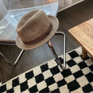 Buffalo Wool Co Brown Fedora Hat